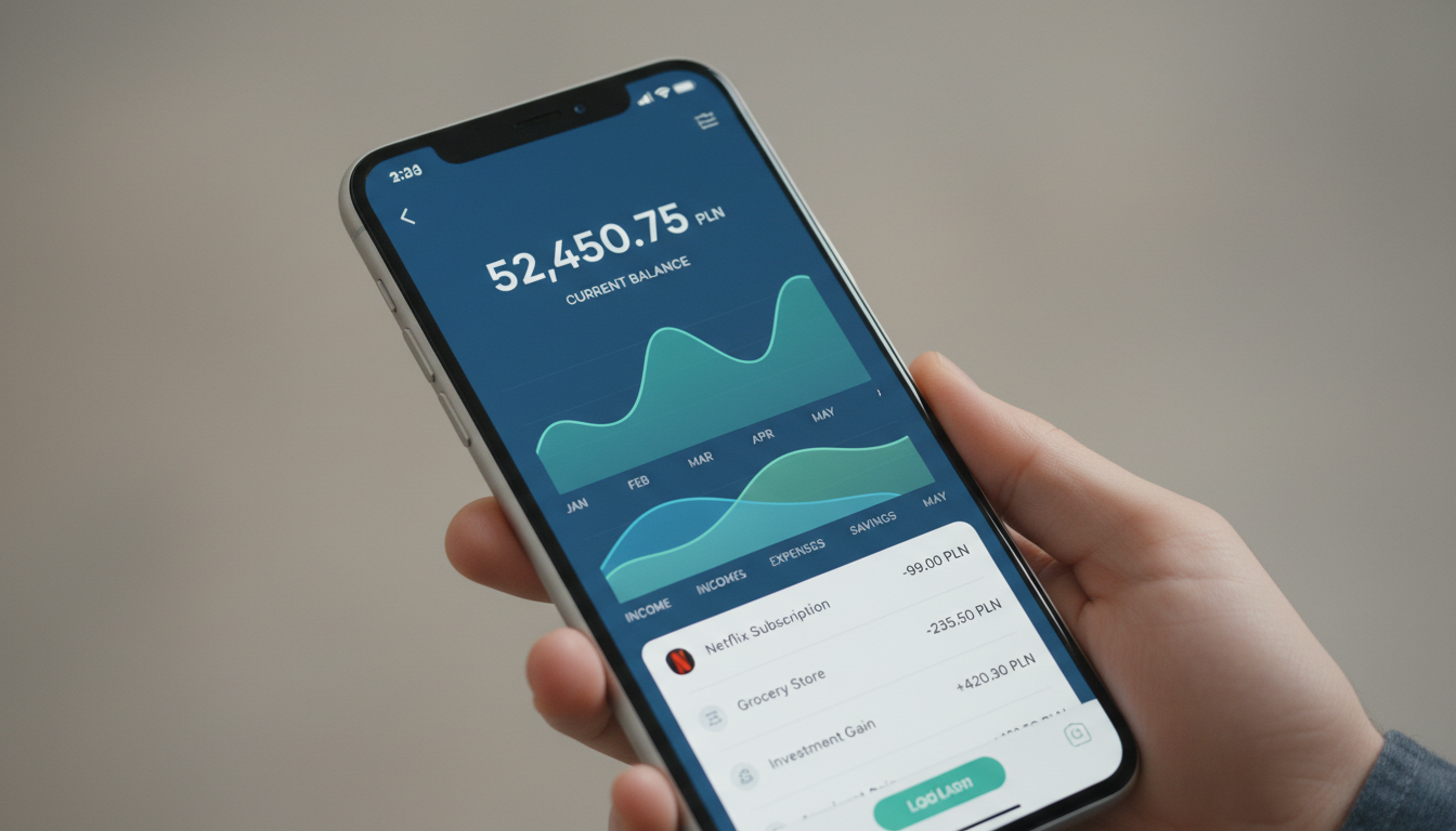 Analityczne spojrzenie na interfejs aplikacji MiFinity