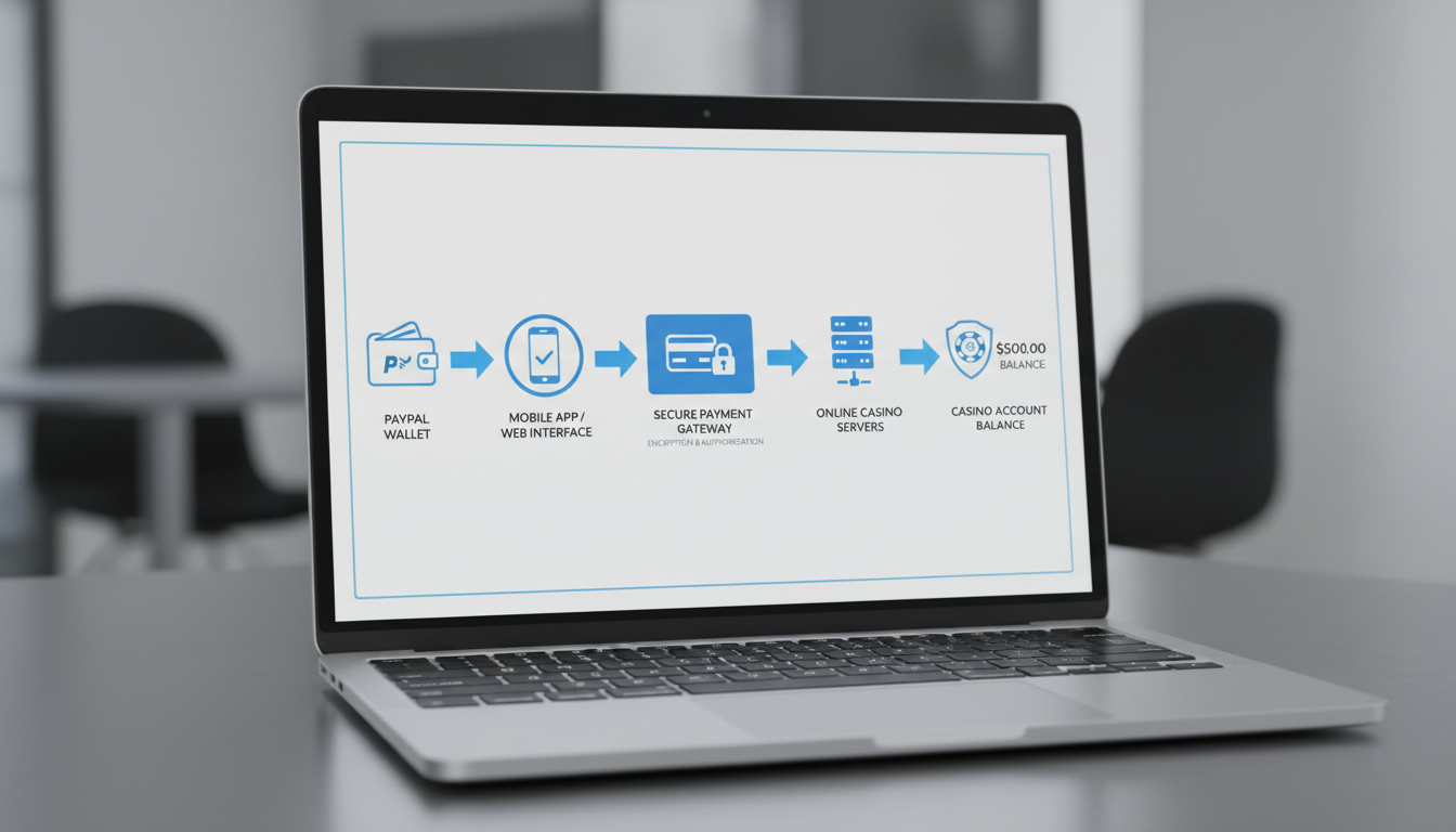 Proces wpłaty depozytu PayPal w kasynie online